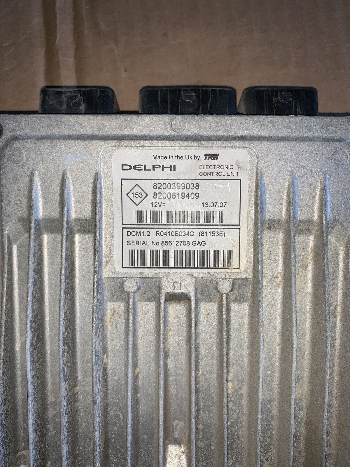 8200399038 CENTRALINA MOTORE RENAULT Clio Serie 3  1500 Diesel 2008