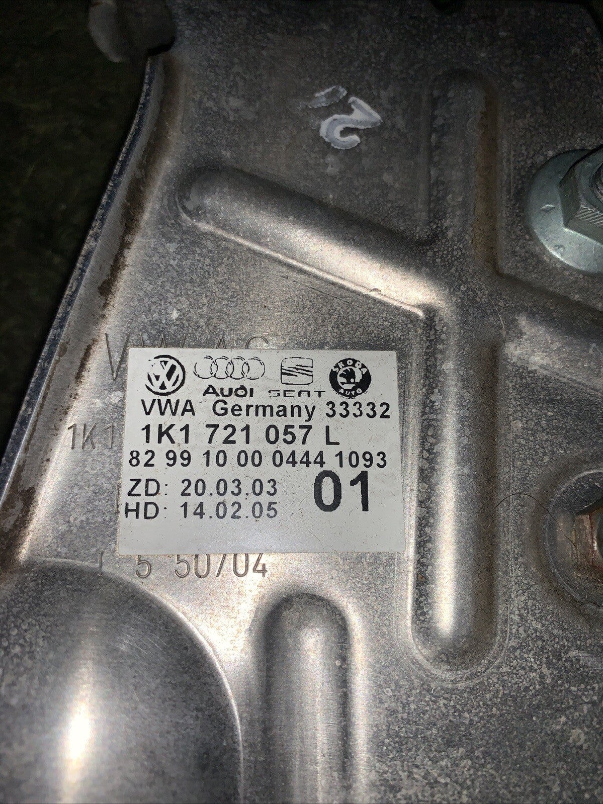 1K1721057L PEDALE FRENO VOLKSWAGEN GOLF 5 DIESEL 1.9