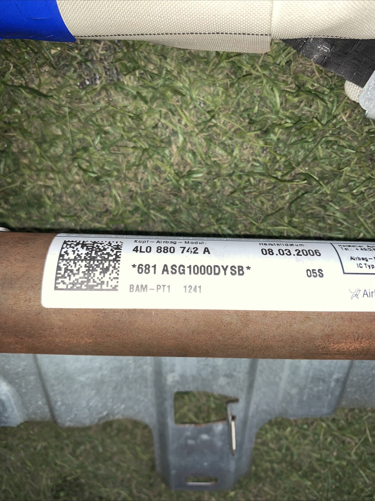 4L0880742A AIRBAG TENDINA LATERALE DX DESTRO AUDI Q7 2006