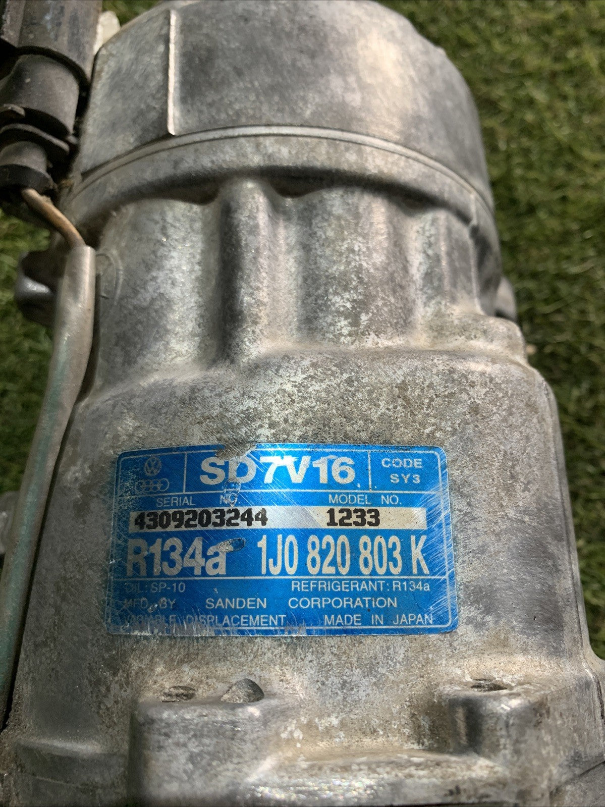 1J0820803K Compressore Aria Condizionata per VOLKSWAGEN GOLF IV BERLINA