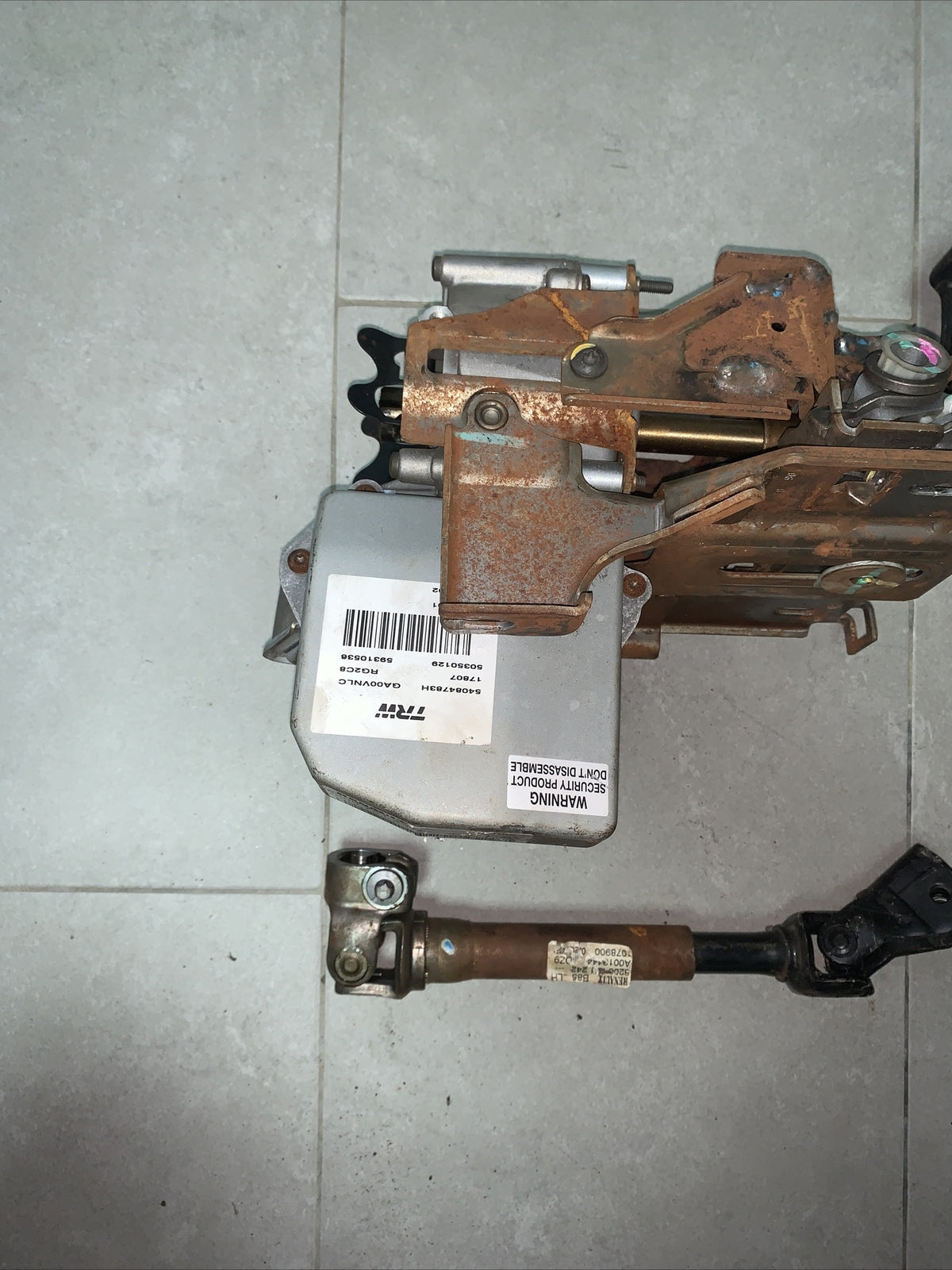 PIANTONE STERZO ELETTRICO RENAULT CLIO 3 SERIE DEL 2007 COD. 8200751237