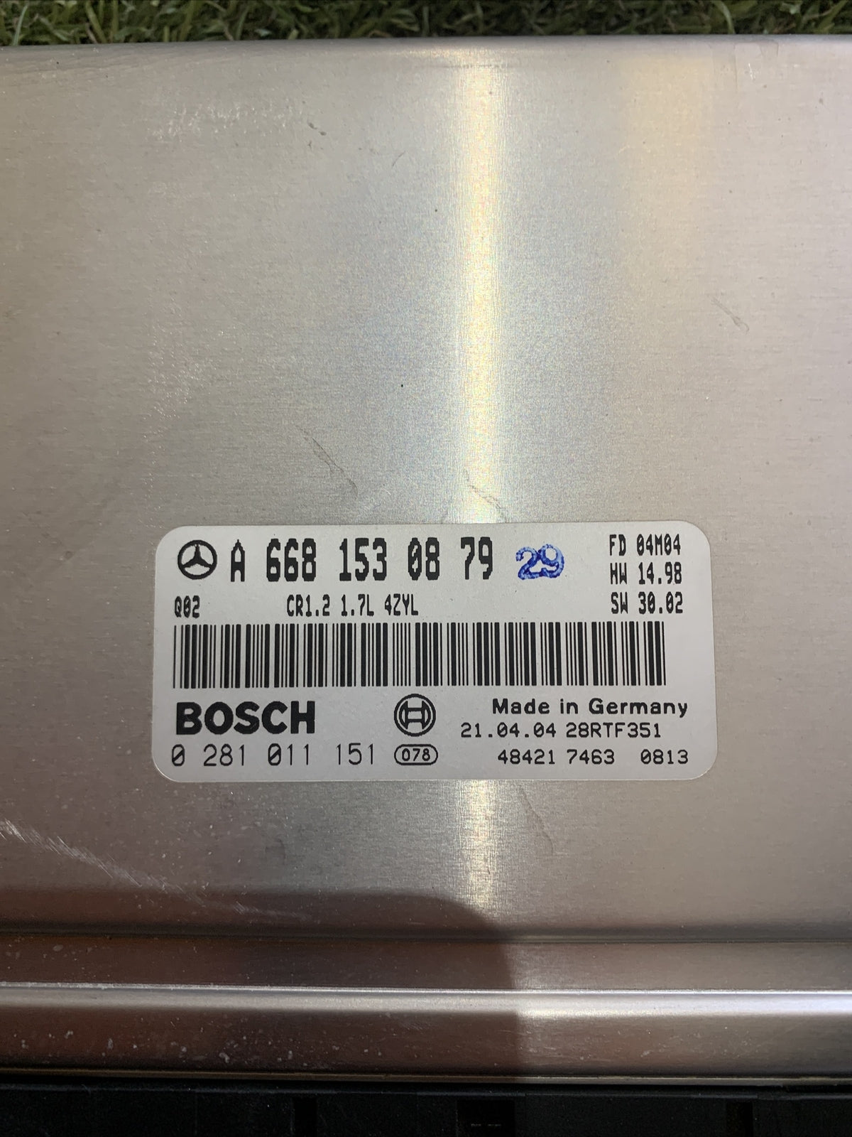 A6681530879 CENTRALINA MOTORE ECU BOSCH MERCEDES-BENZ CLASSE A W168