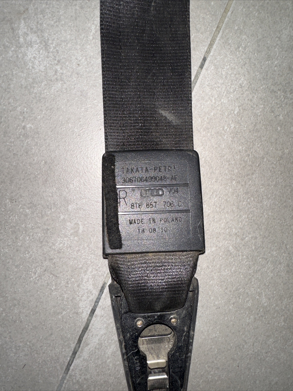 Audi A5 Sportback  2013 cintura di sicurezza destra anteriore 8T8857706C