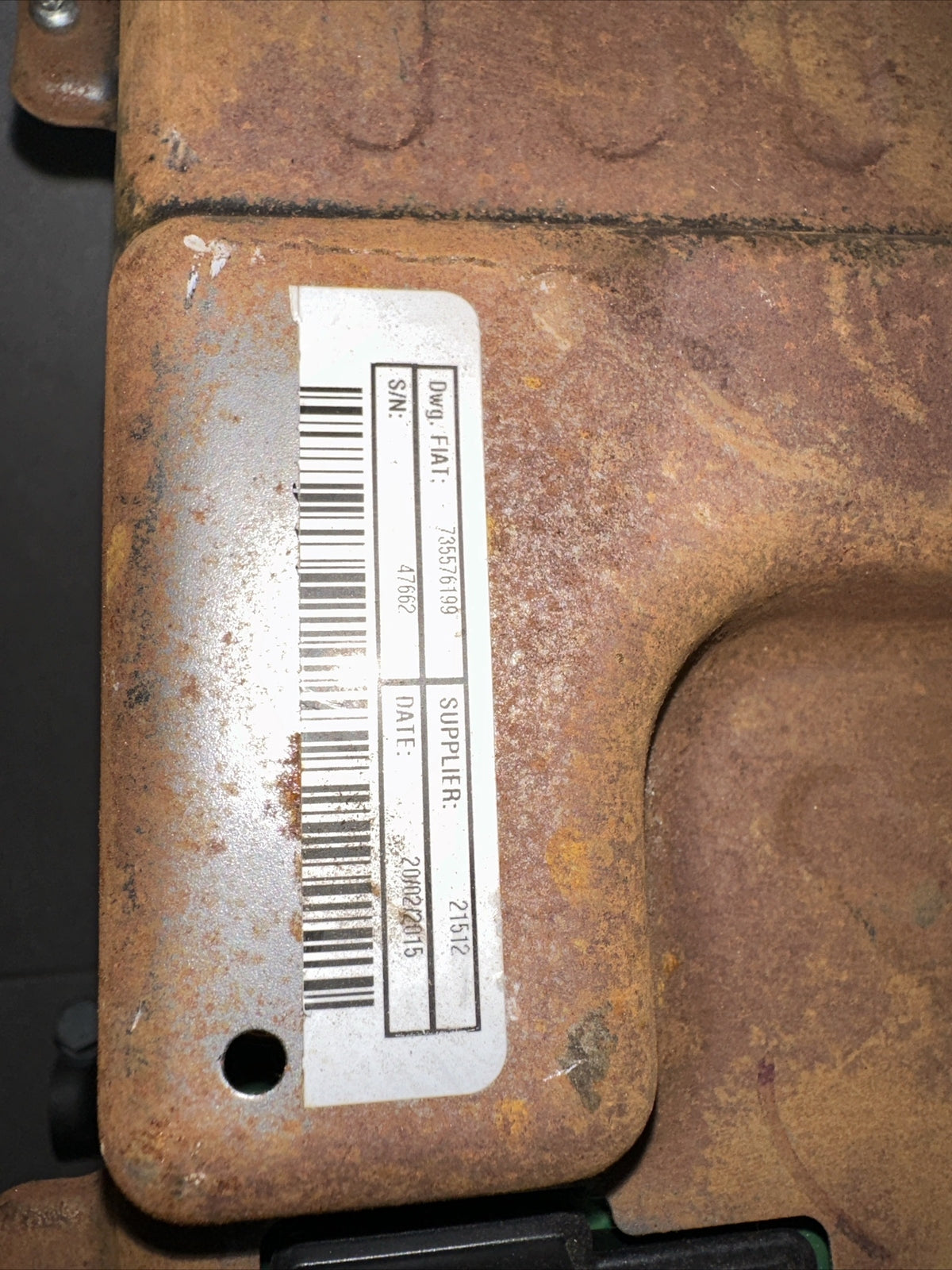 PIANTONE STERZO CITY FIAT Panda 3° Serie 73576199