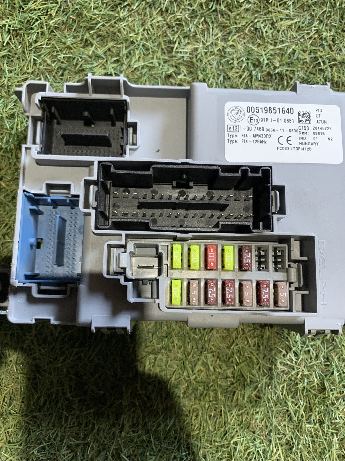 Body Computer Fiat Panda 3 Serie 1.2 Benzina 00519851640