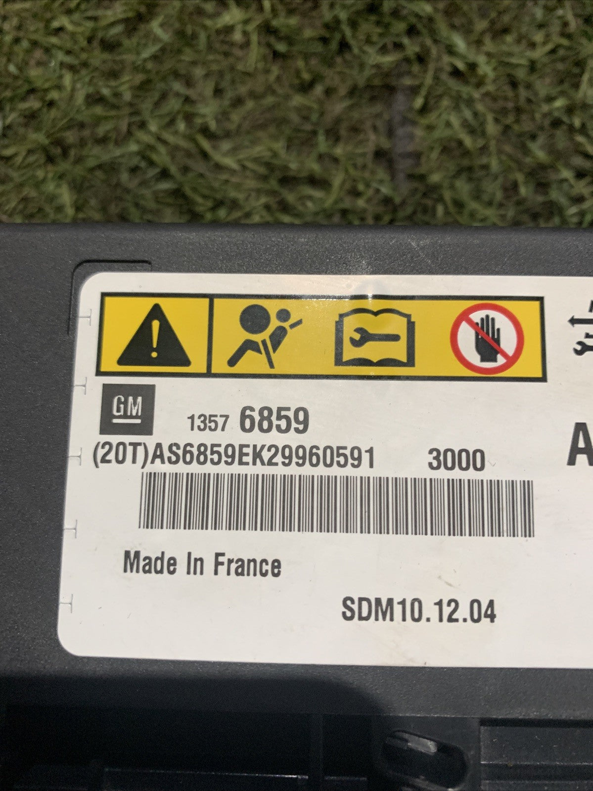CENTRALINA AIRBAG PER OPEL Meriva 3° Serie 13576859 (10>)