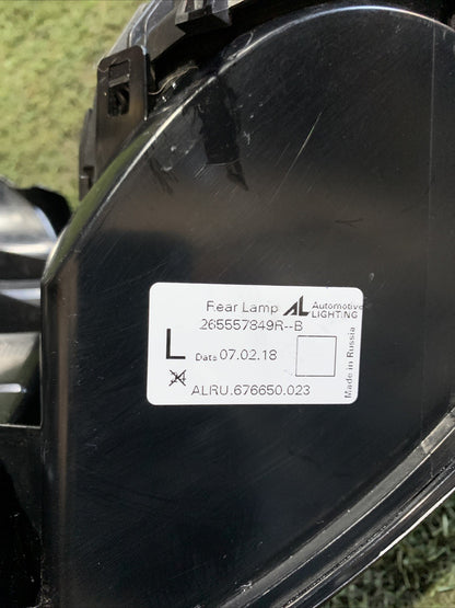STOP FANALE POSTERIORE SINISTRO PER RENAULT Captur Serie 265557849R 2013 In Poi
