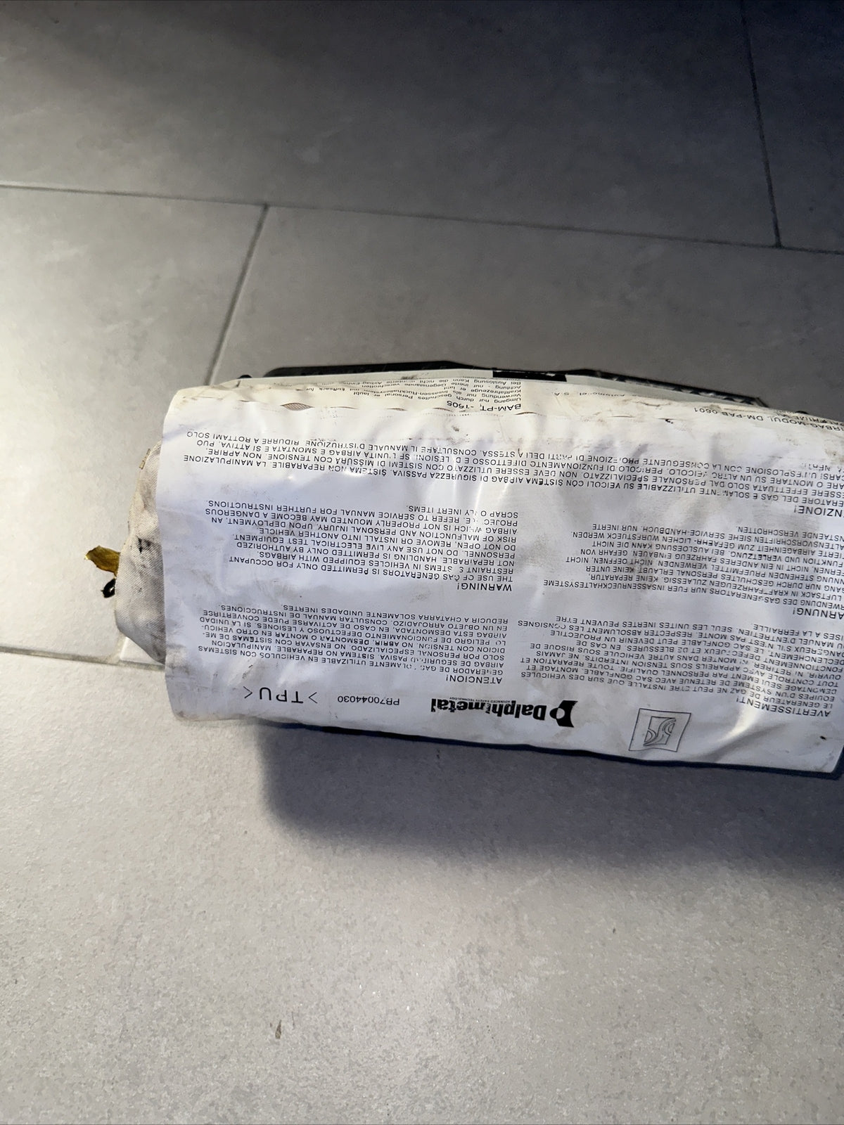 00517541130 AIRBAG LATERALE CRUSCOTTO FIAT GRANDE PUNTO