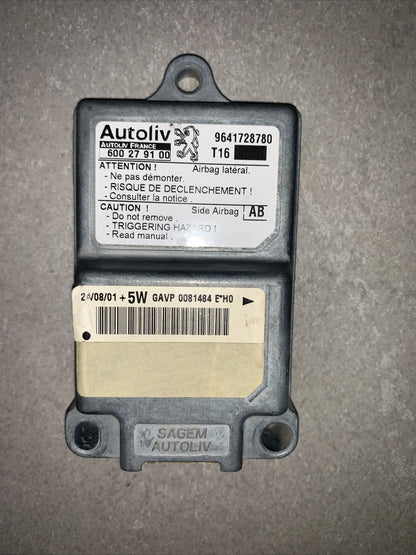 CENTRALINA AIRBAG PEUGEOT 206 COD:9641728780