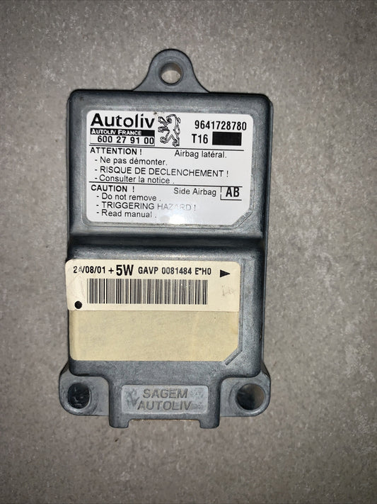 CENTRALINA AIRBAG PEUGEOT 206 COD:9641728780