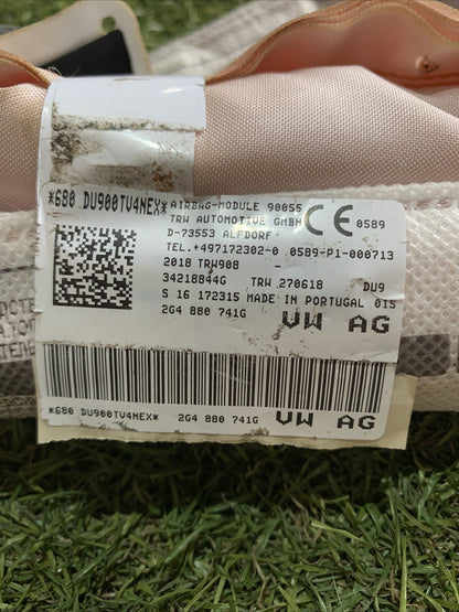 2G4880741G AIRBAG A TENDINA LATERALE SINISTRO SX  GUIDA VOLKSWAGEN Polo 6° (2)