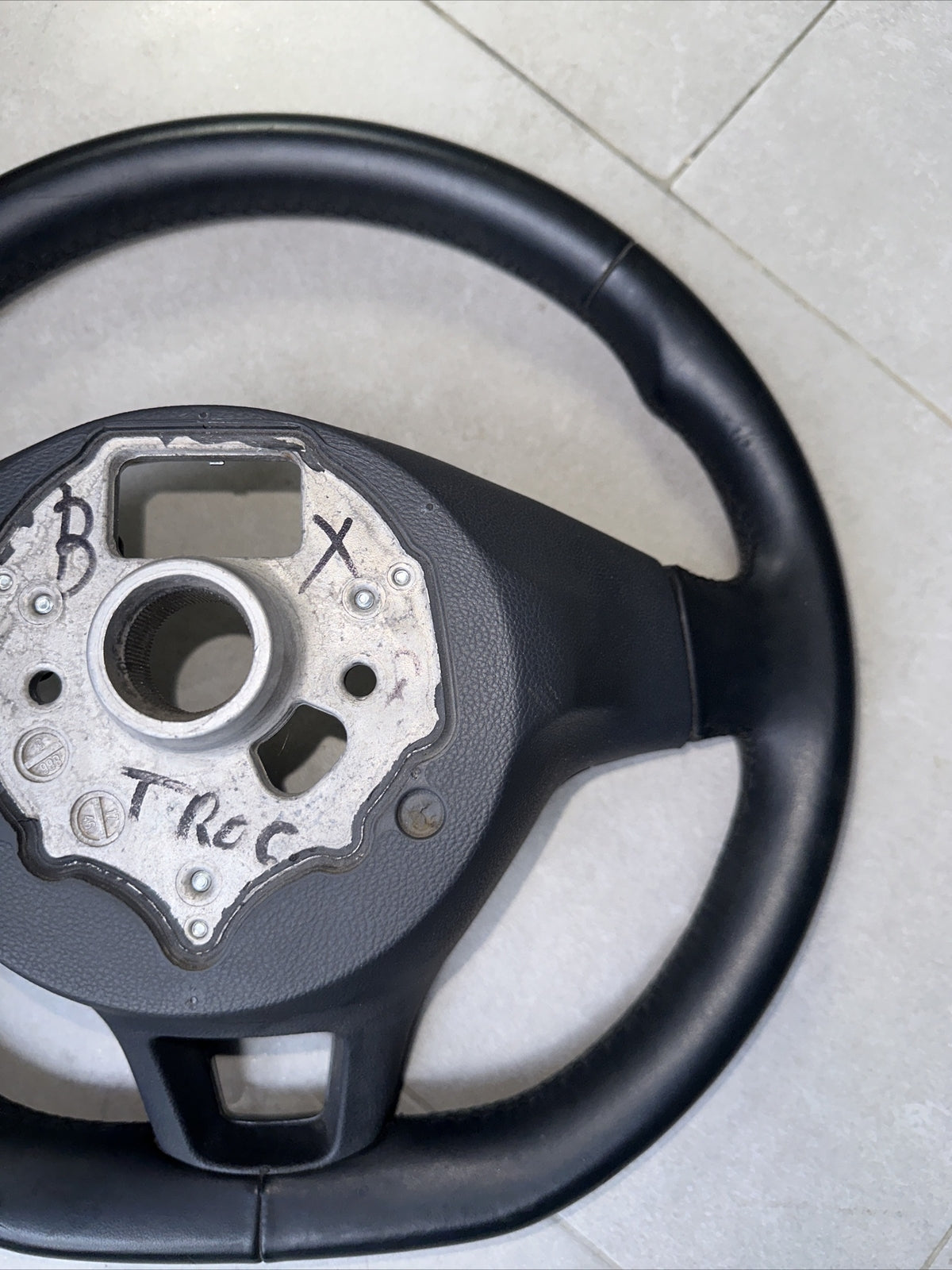 5TA419091AD VOLANTE STERZO COMANDI RADIO PELLE VOLKSWAGEN TIGUAN T-ROC