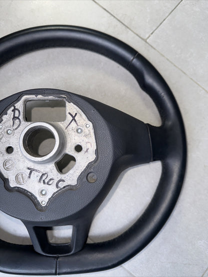 5TA419091AD VOLANTE STERZO COMANDI RADIO PELLE VOLKSWAGEN TIGUAN T-ROC