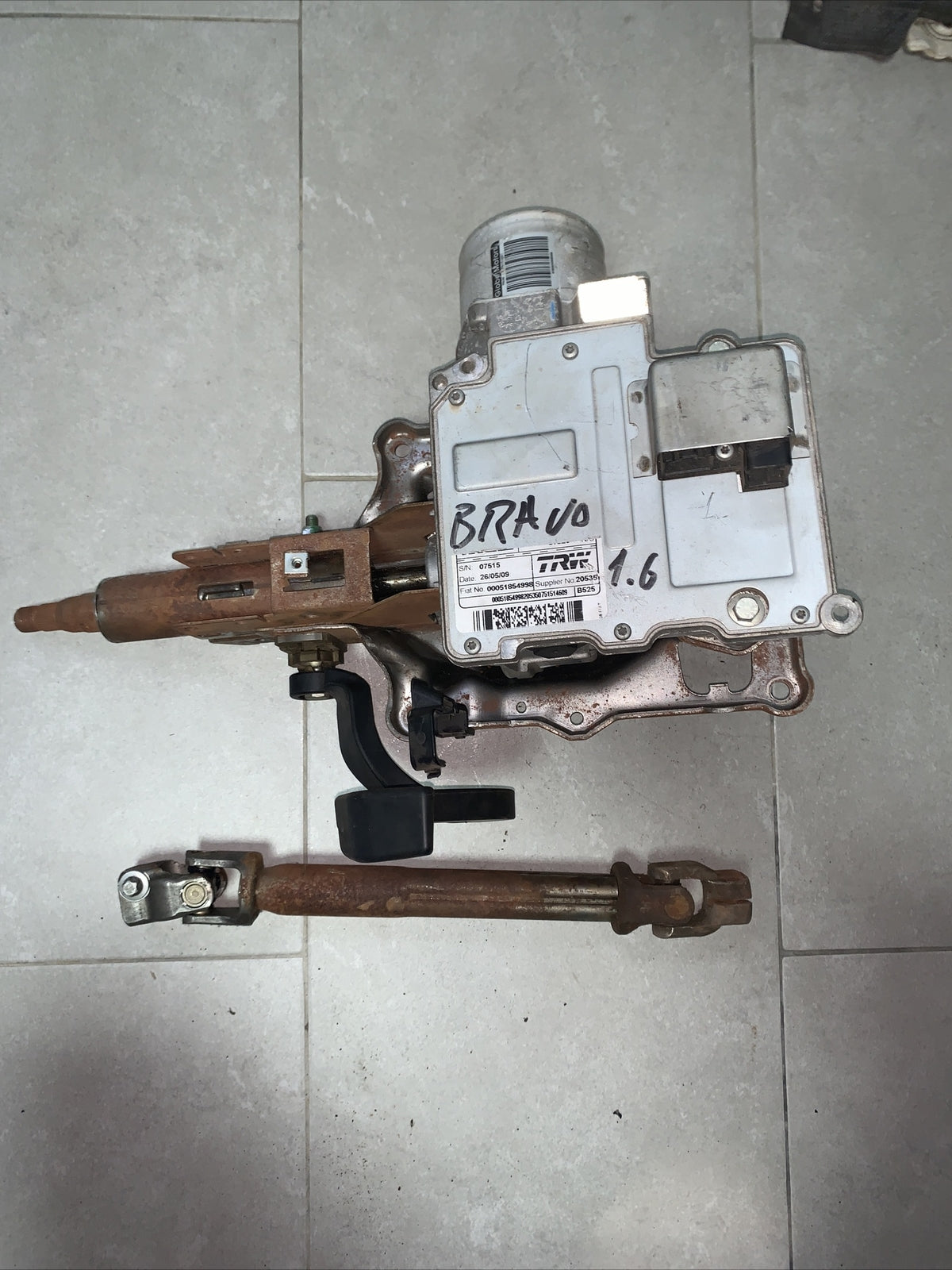 Piantone dello sterzo Fiat Bravo Dal 2007 al 2014 Cod 00051854998