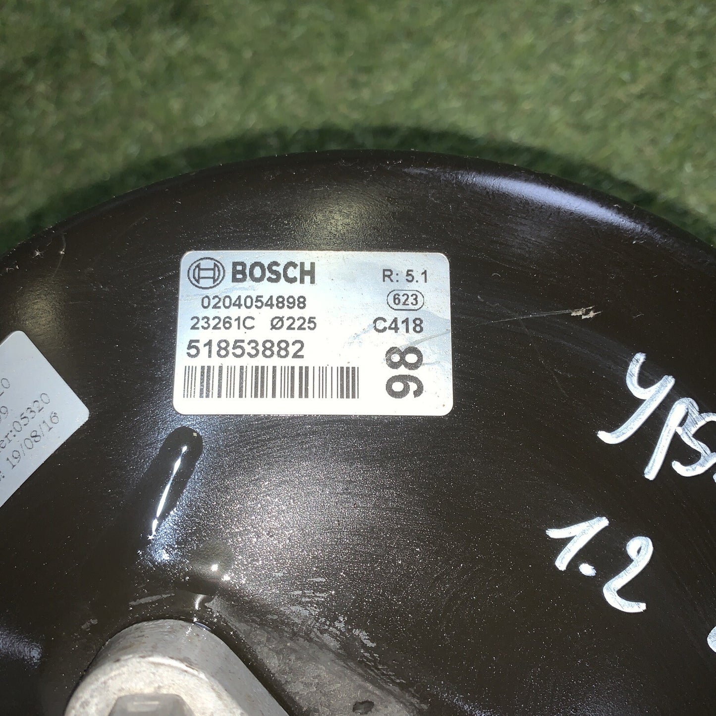 POMPA SERVOFRENO LANCIA YPSILON 1.2 BENZINA DAL 2012 IN POI 51853882 0204054898