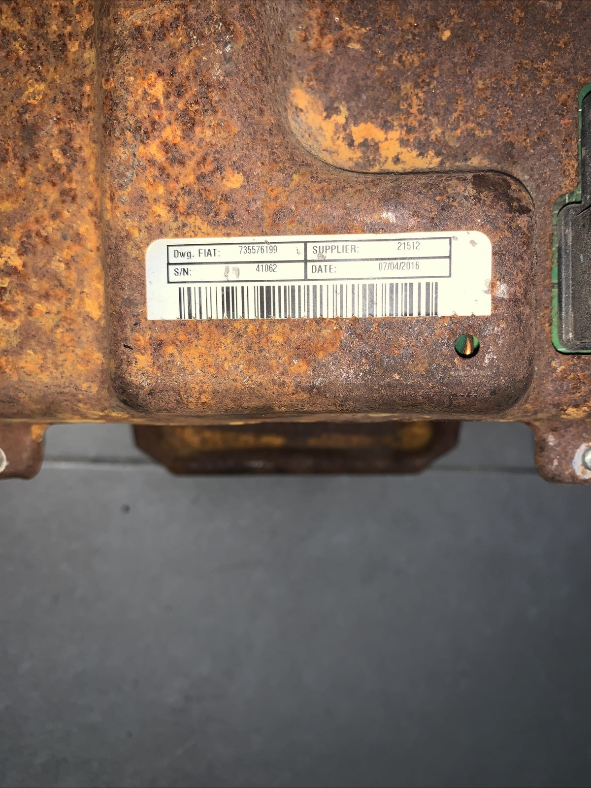 PIANTONE STERZO CITY FIAT Panda 3° Serie 735576199