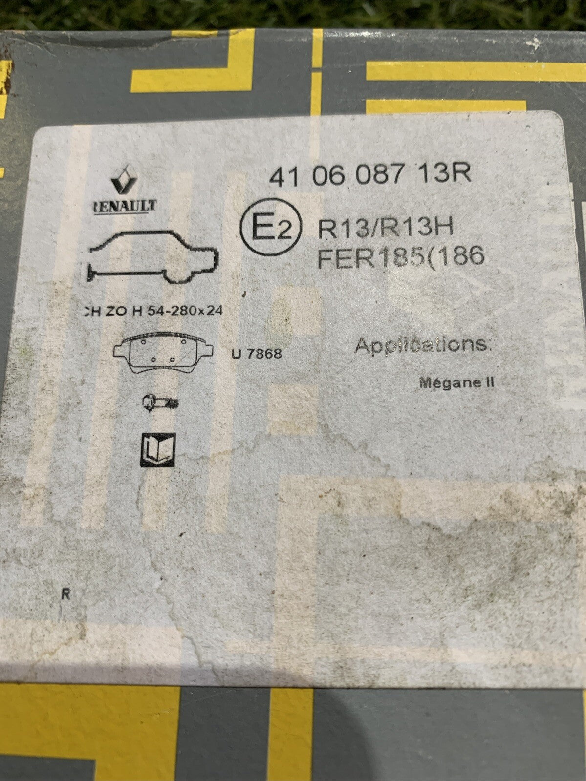 Pastiglie Anteriori Renault Megane II Originali 410608713R