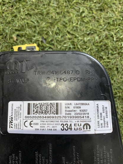 Airbag Sedile Anteriore Destro Fiat 500X 52026349