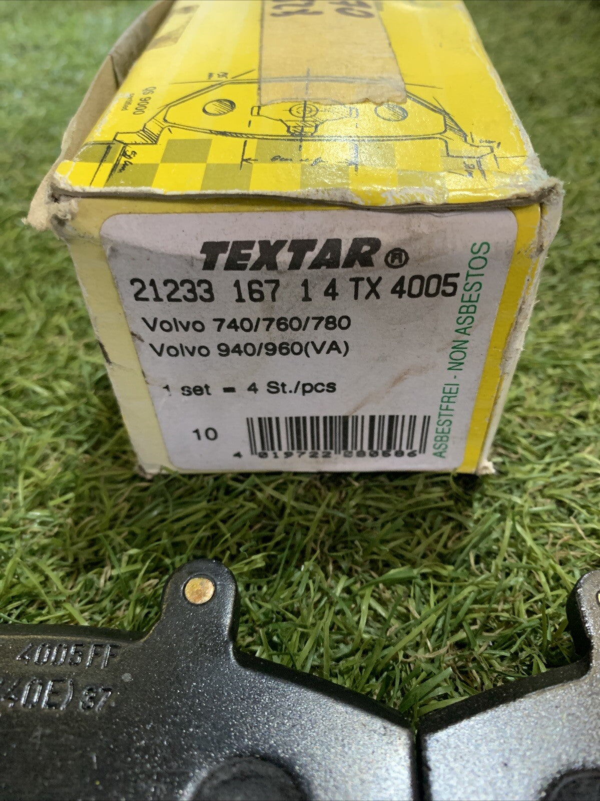 PASTIGLIE FRENI ANTERIORI TEXTAR ADATTE PER VOLVO 740 760 780 940 960