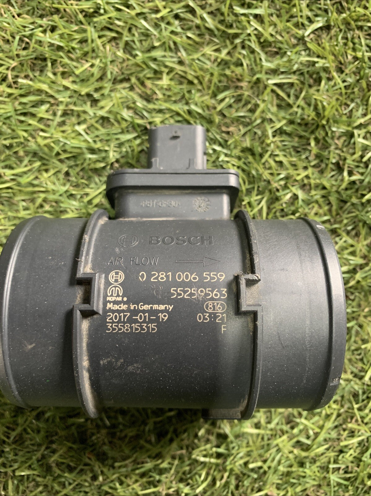 DEBIMETRO FLUSOMETRO ARIA FIAT PANDA 3 SERIE 1.3 MJT 2016 55259563