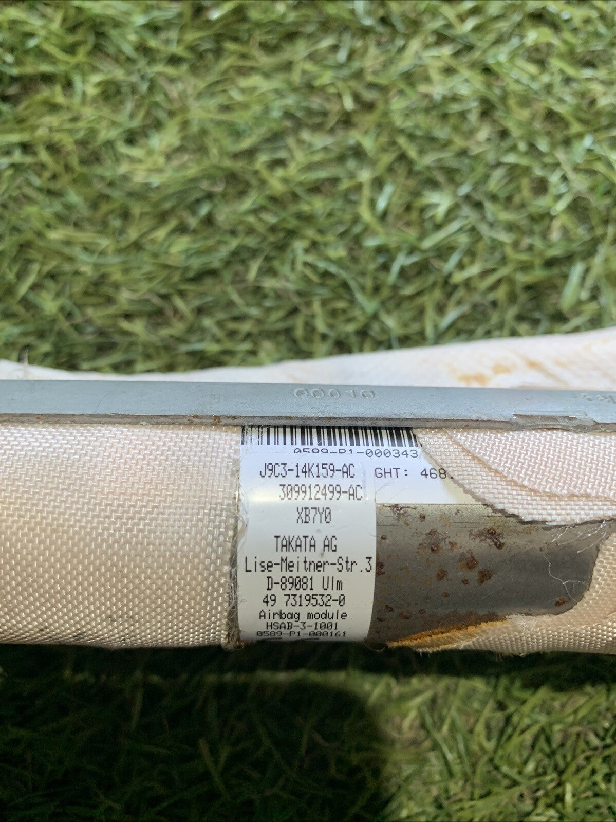 AIRBAG A TENDINA LATERALE  Dx PASSEGGERO JAGUAR E-Pace Serie J9C3-14K159AC