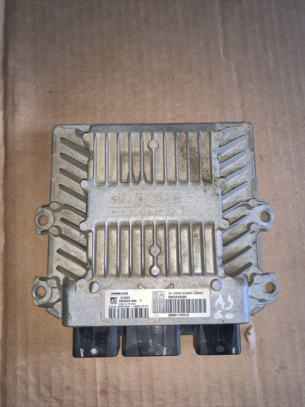 5WS40168I-T 9663248380 SID805 89661-YV010 CENTRALINA MOTORE TOYOTA CITROEN 1.4 D