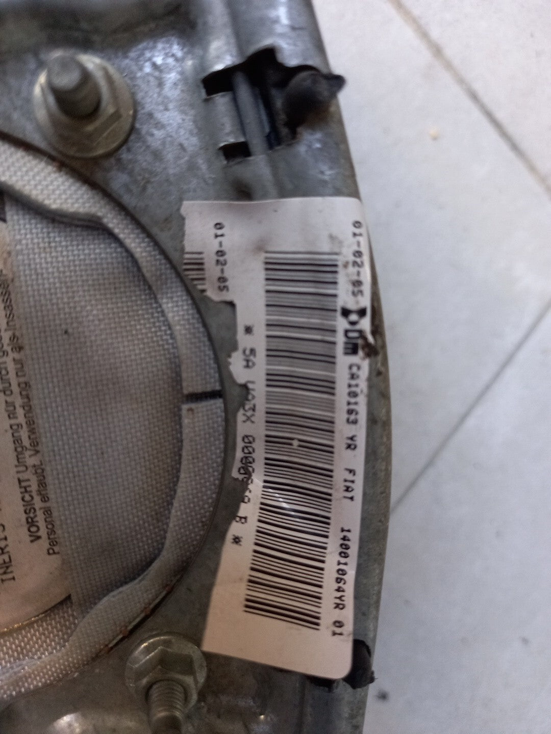 Airbag Volante Lato Guida 14001064YR FIAT Ulysse 2.0 jtd 2005 5P