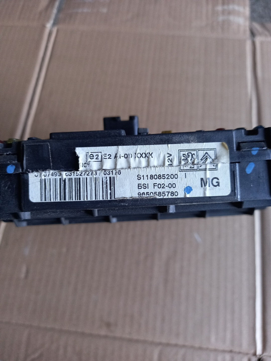 9650585780 porta fusibili per CITROEN C3 I 1.1 2002 126342 1078964