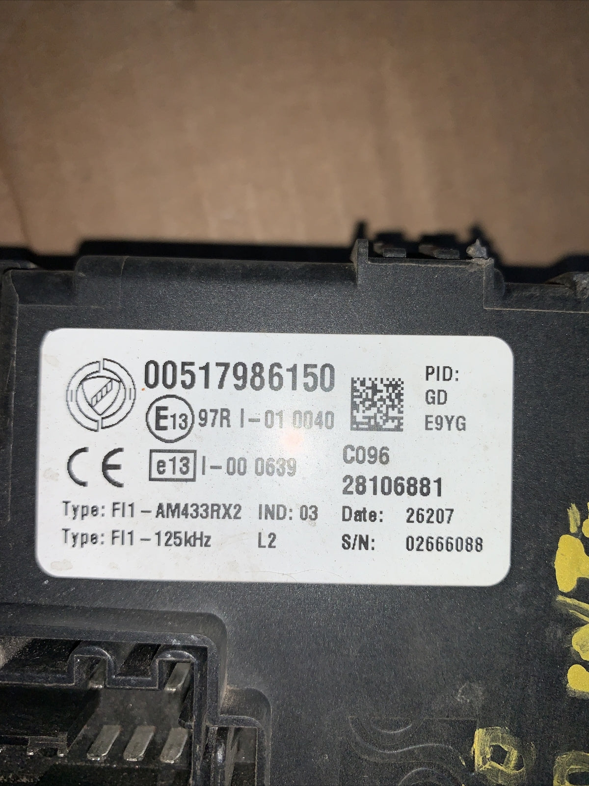 00517986150 CENTRALINA PORTA FUSIBILI FIAT Grande Punto 2° Serie 1300 Diesel