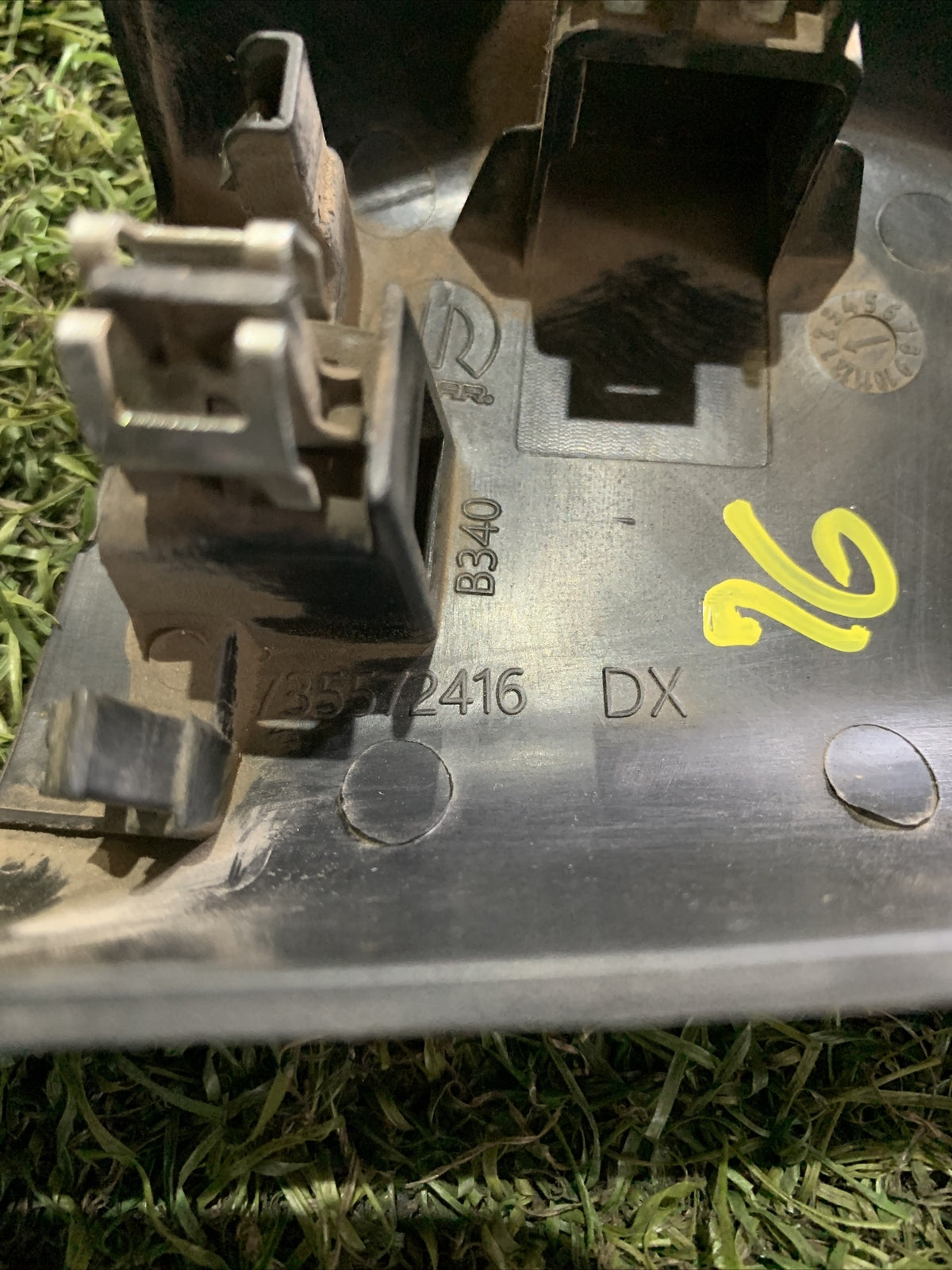 MODANATURA SPORTELLO POST DX FIAT 500X (334) DAL 2014-, B1052, 735572416