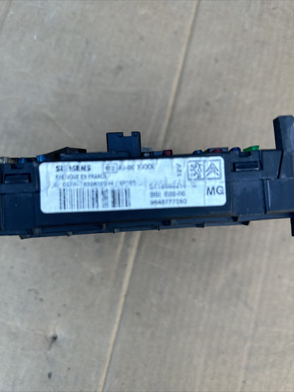 9646777380 CENTRALINA PORTA FUSIBILI PEUGEOT 206 2° Serie 1100 Benzina