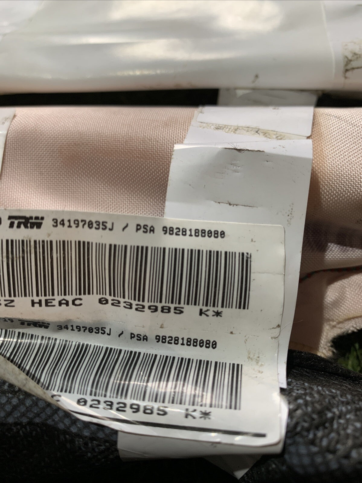 AIRBAG A TENDINA LATERALE SINISTRA SX Peugeot 5008 II 2021 9828188080