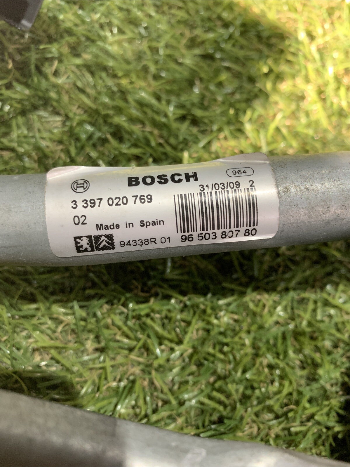 Motorino Tergicristalli Peugeot 207 Benzina 9650380780