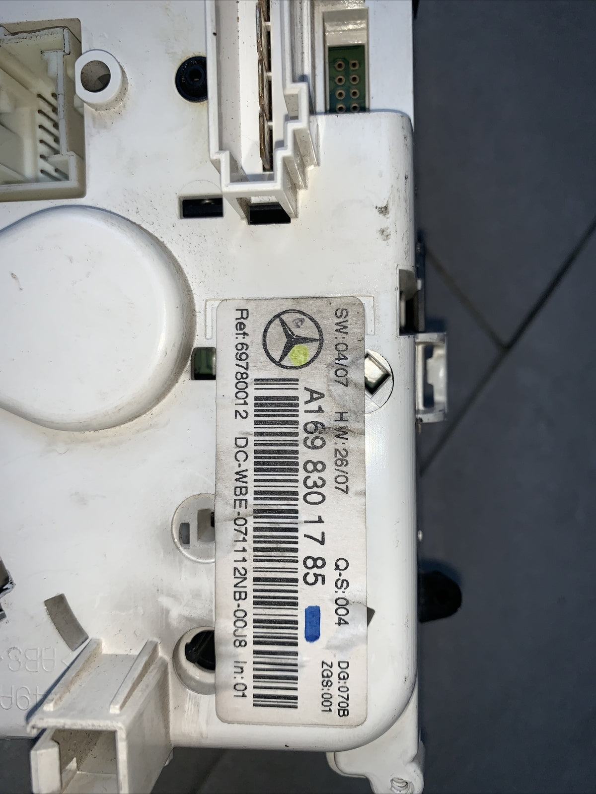 Centralina Comando Clima A1698301785 MERCEDES Classe B T245 180 CDI 2010 5P