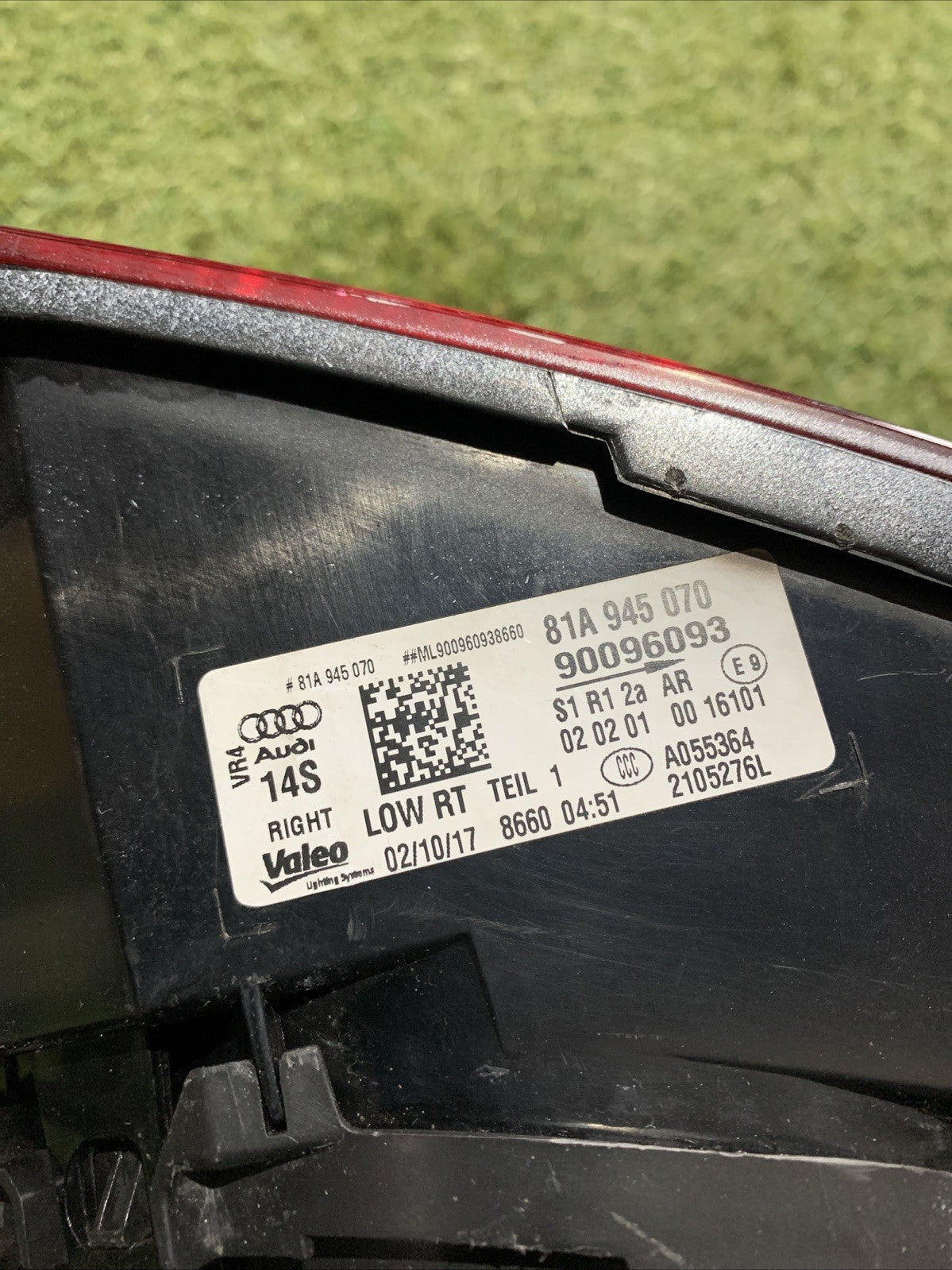 STOP FANALE POSTERIORE DESTRO AUDI Q2 81A945070