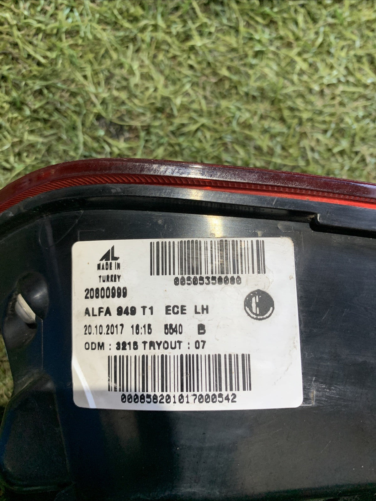 fanale stop posteriore Sinistro Esterno Alfa Romeo Stelvio ANNO 2018 00505358080