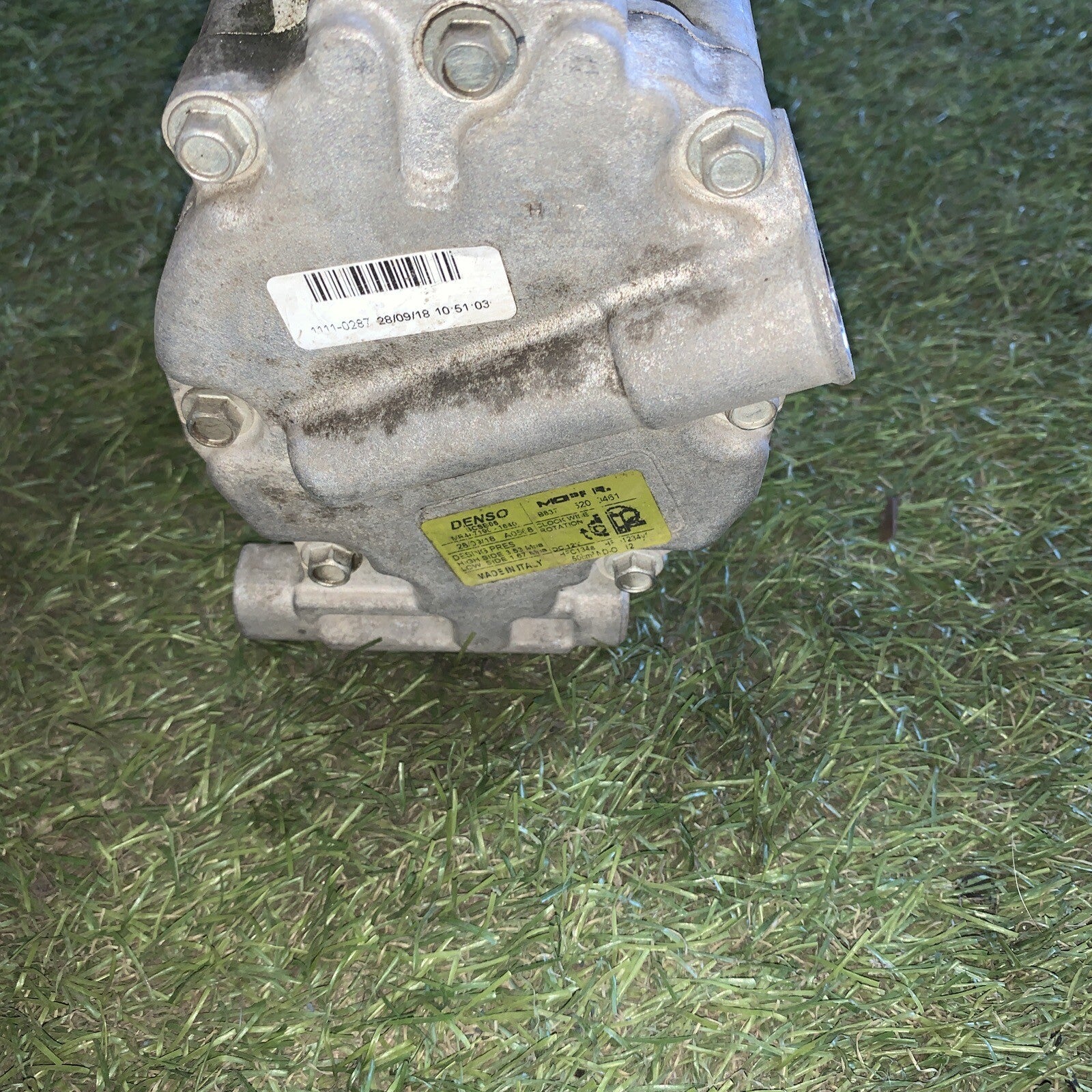 COMPRESSORE A/C FIAT Panda 3° Serie 000520604610 1.2 Benzina (2)
