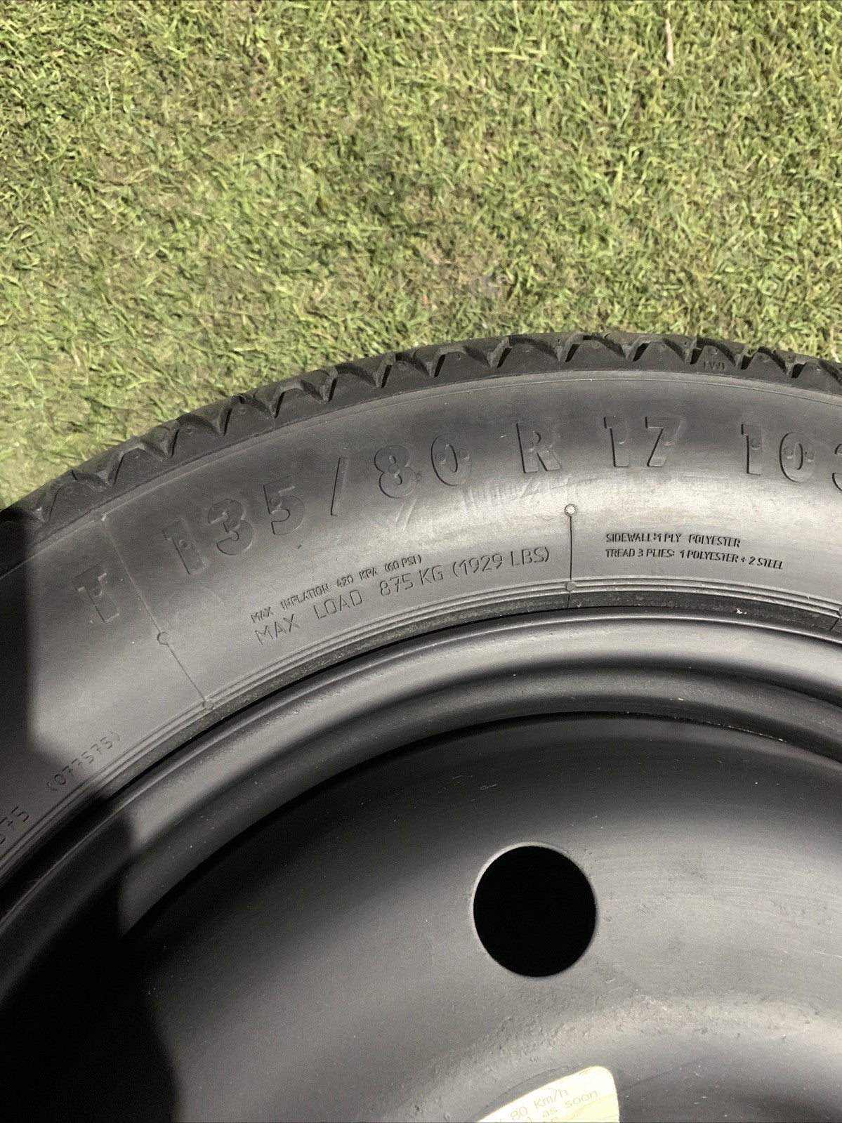 Ruotino Di Scorta Fiat 500X 135/80R17