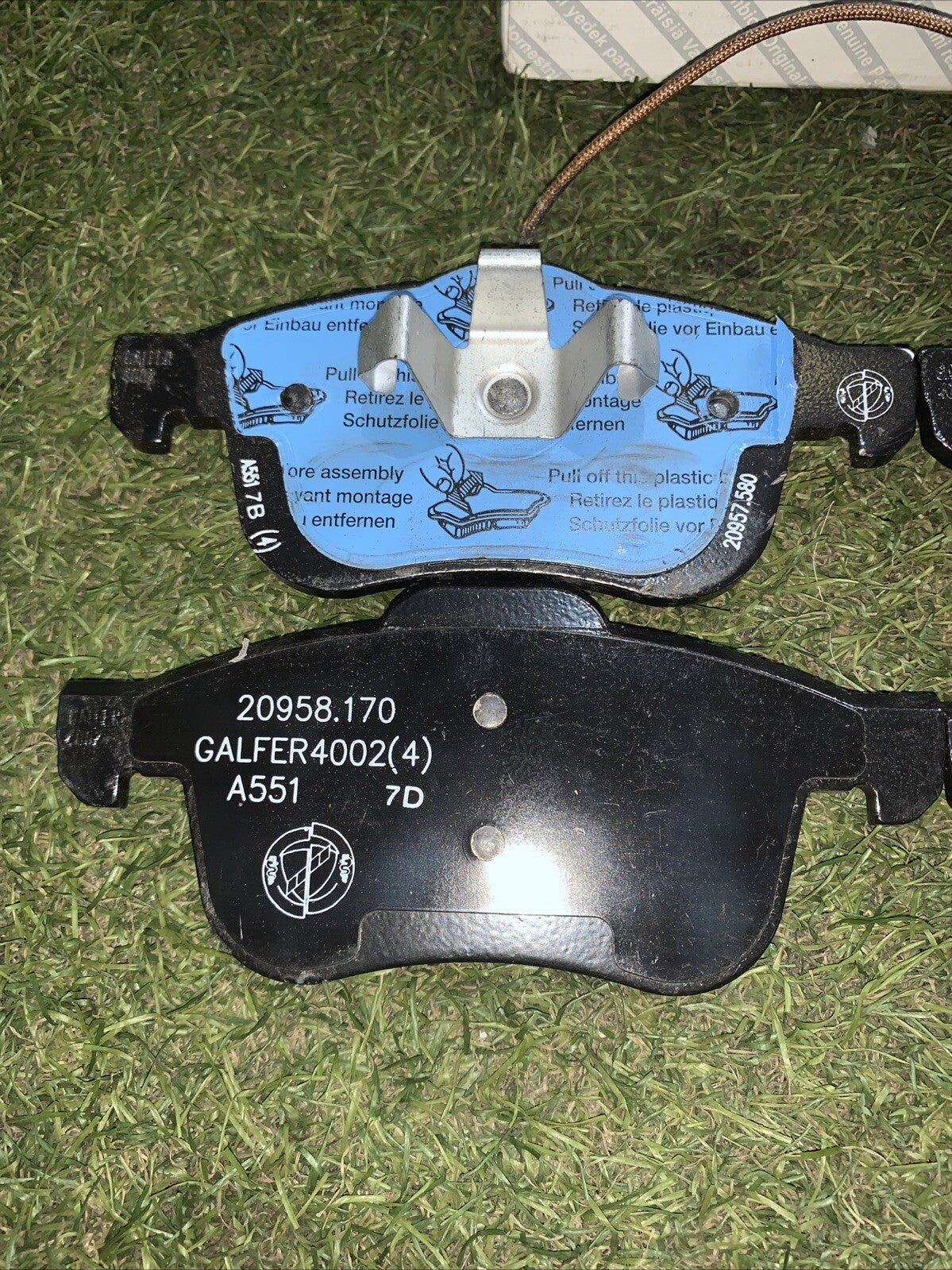 Pastiglie Freno Anteriore 77365396 Fiat Doblo I II Lancia Delta Originali