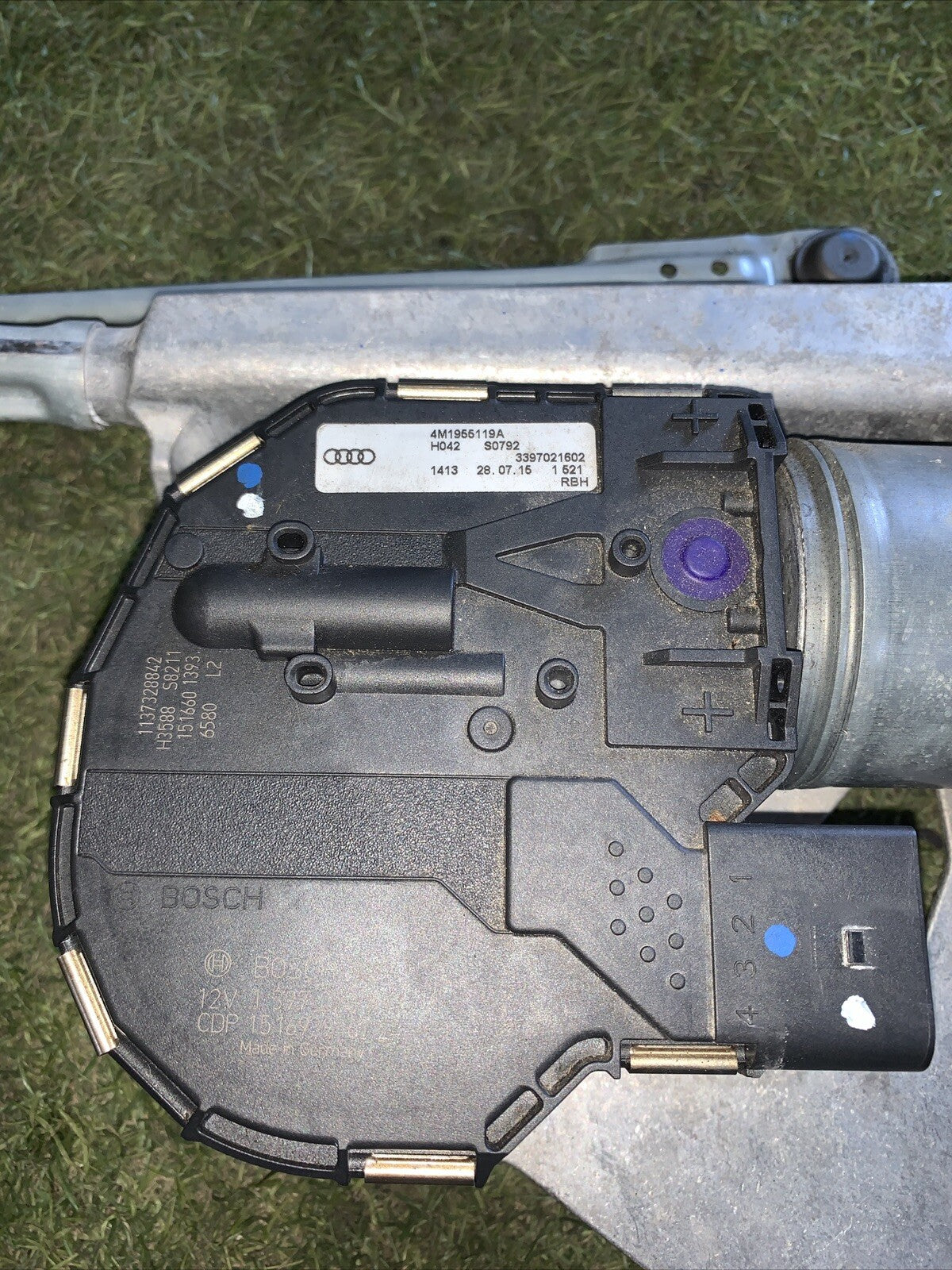 4M1955023B MECCANISMO TERGIPARABREZZA CON MOTORINO per AUDI Q7 (4MB) 2015-2020