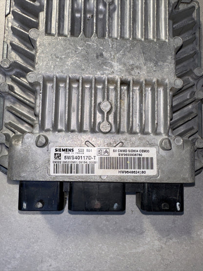 CENTRALINA MOTORE ECU CITROEN C3 1 Serie / 9655938780 / 9648624280 / 5WS40117D-T