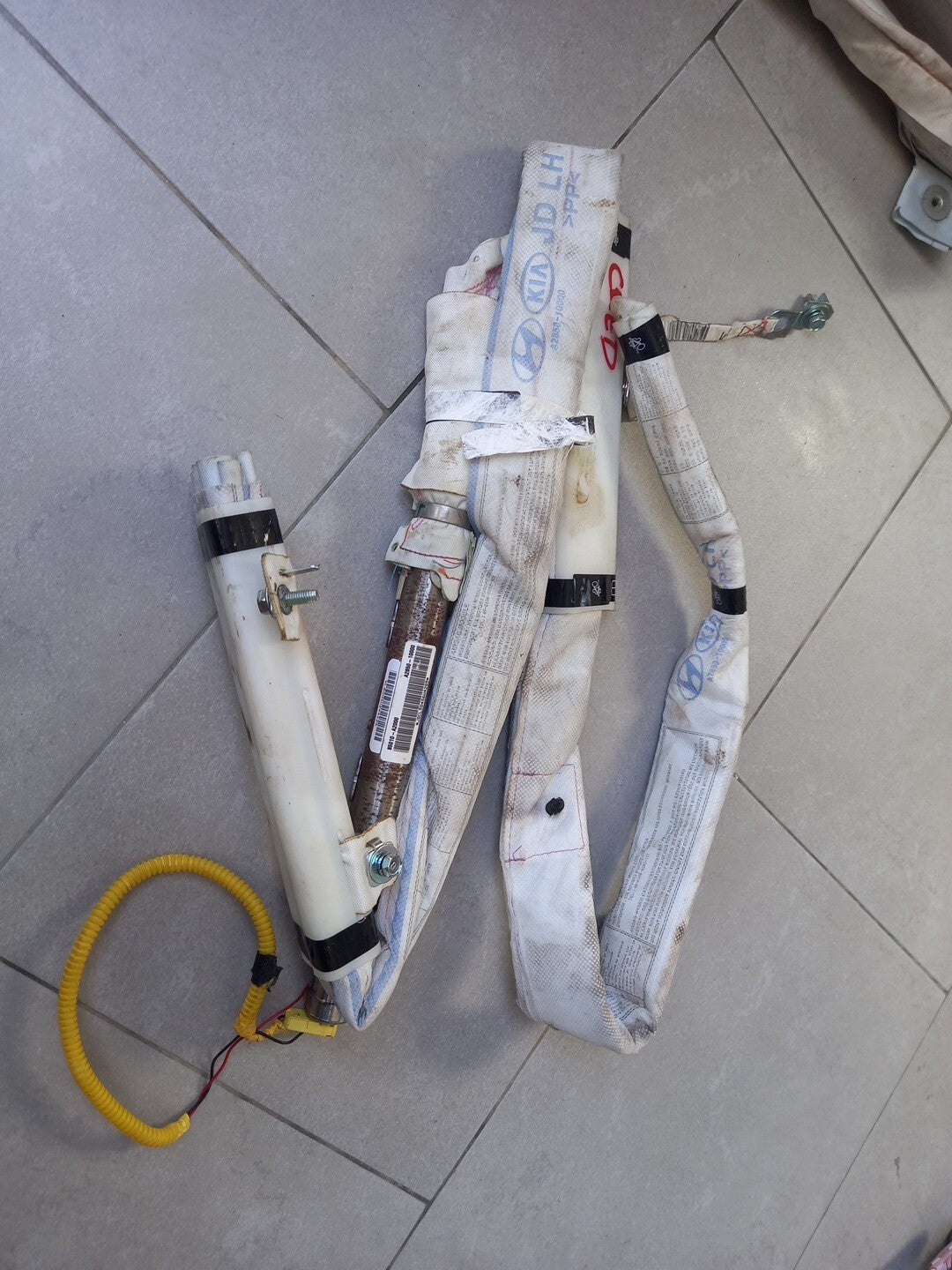 85010A2000 AIRBAG LATERALE A TENDINA SX KIA CEE'D II (2°SERIE) 1.6 CRDI 16V MAN 