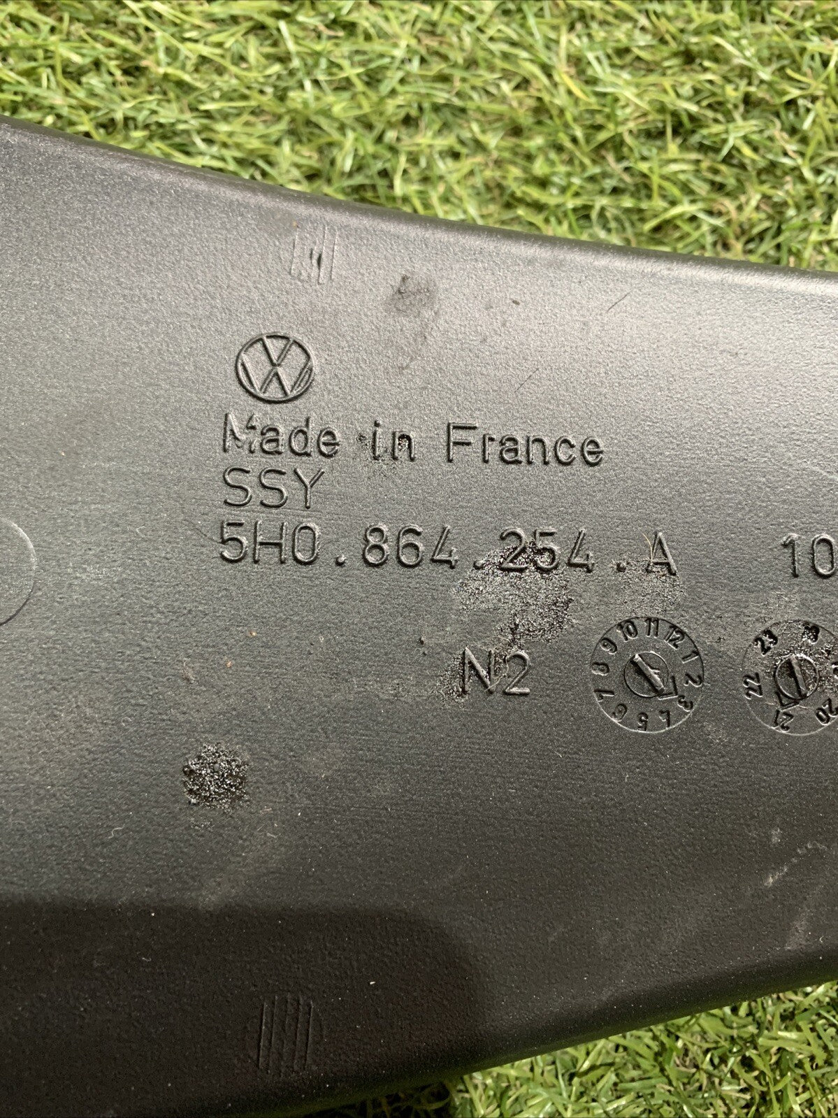 5H0864254A CONDOTTO AERAZIONE INTERNO TUNNEL CENTRALE VOLKSWAGEN GOLF 8 2.0