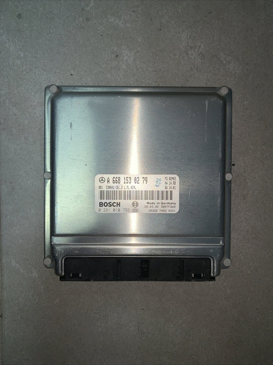 A6681530279 CENTRALINA MOTORE ECU MERCEDES CLASSE A W168 1.7 D 2002