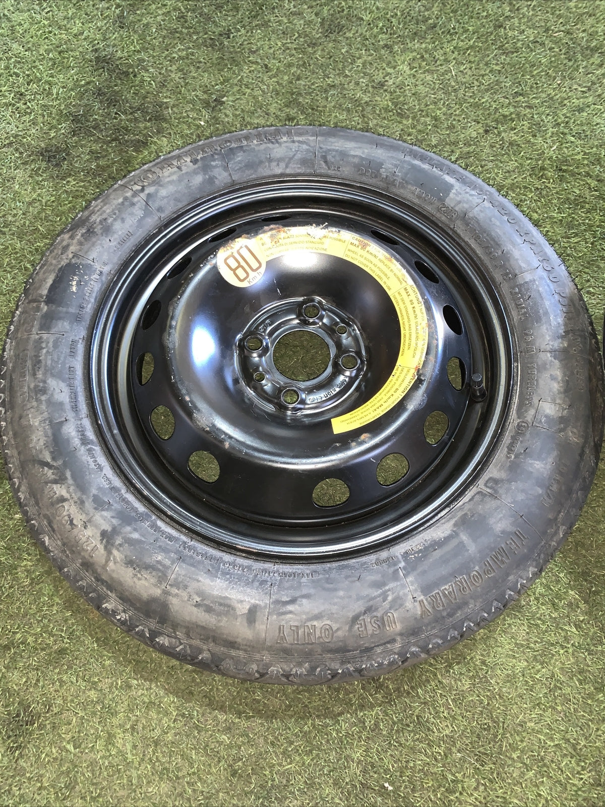 Kit Ruotino Di Scorta Lancia Delta, Fiat Bravo, Fiat 500L 125/90R15