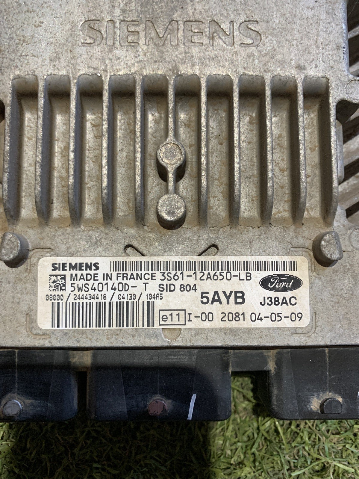 Centralina Motore Siemens Ford Fiesta 2005 1.4 Diesel 3S61-12A650-LB