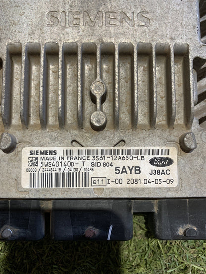 Centralina Motore Siemens Ford Fiesta 2005 1.4 Diesel 3S61-12A650-LB
