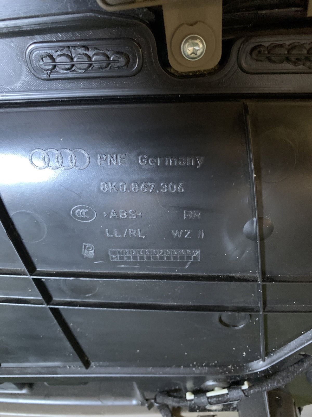 8K0867306 PANNELLO INTERNO PORTA PORTIERA POSTERIORE DESTRA AUDI A4 8K 2011 SW