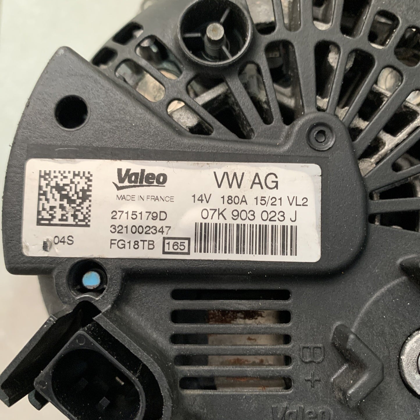 ALTERNATORE Audi RSQ3 (codice: 07K903023J)