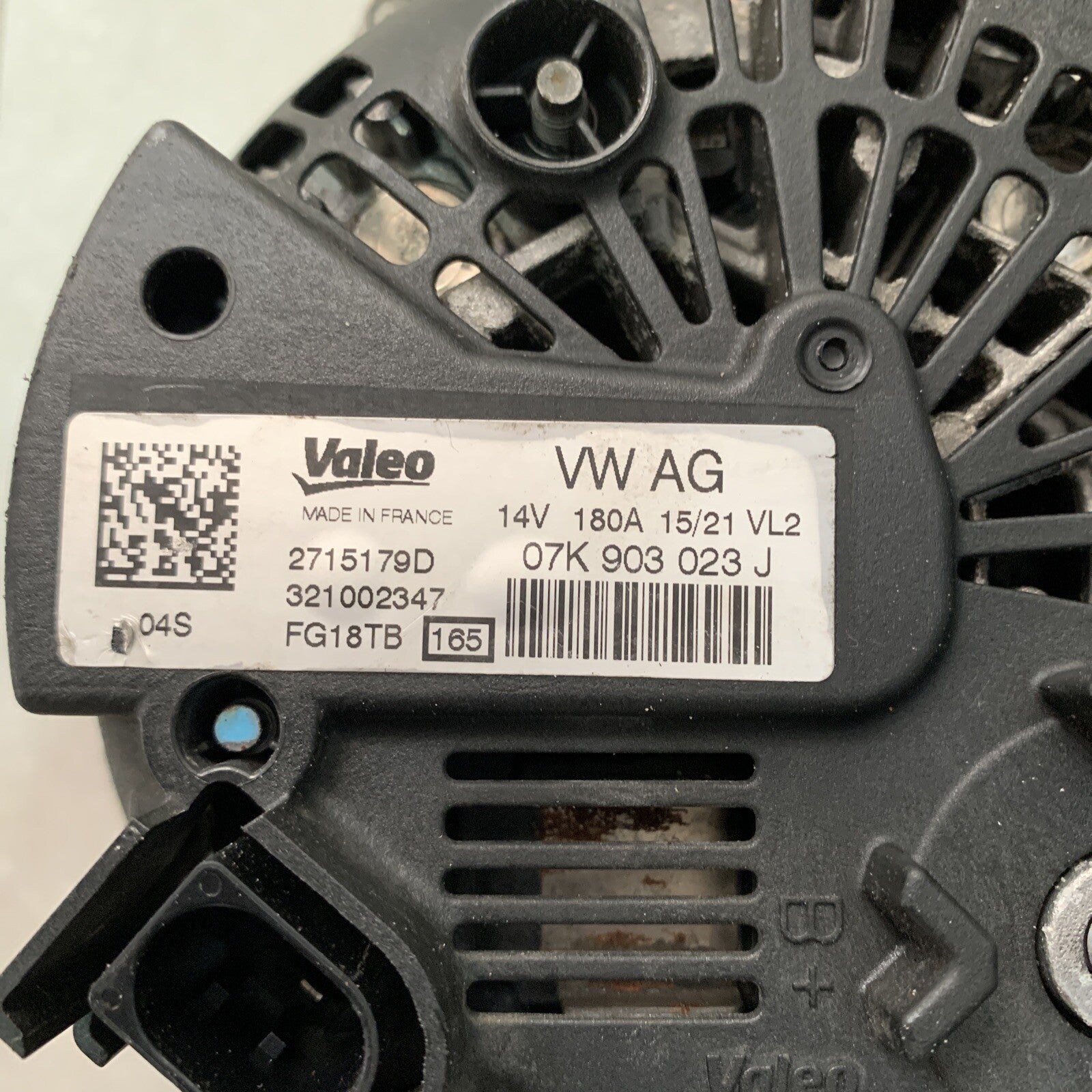 ALTERNATORE Audi RSQ3 (codice: 07K903023J)